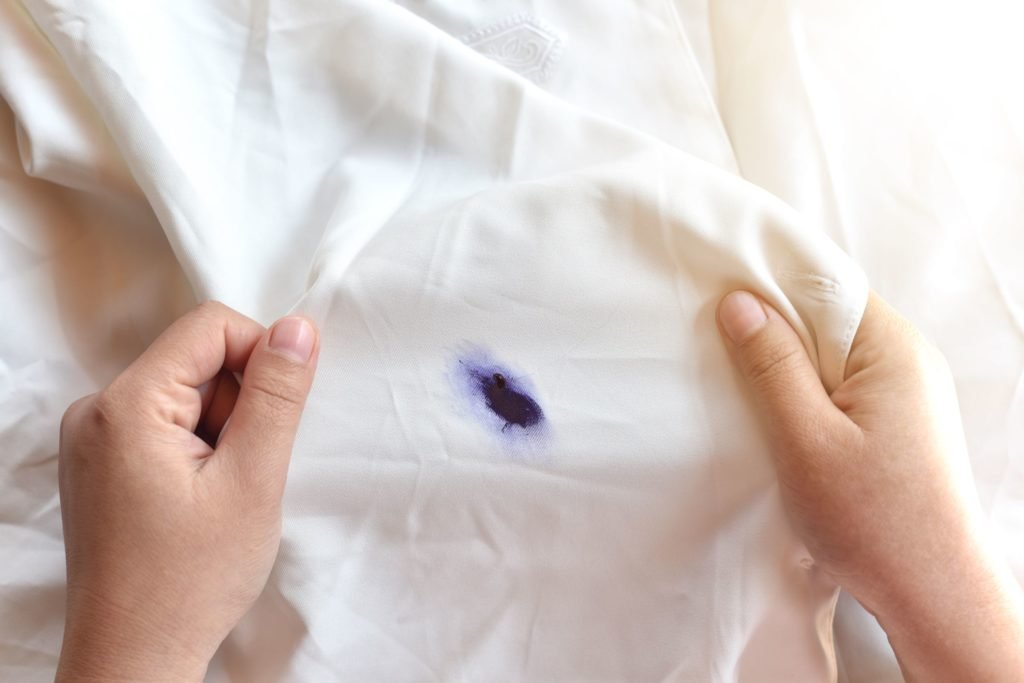 Remove pen stain from fabric